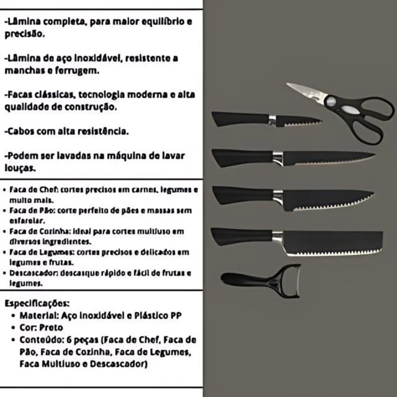 Kitchen Knives & Scissors Kit