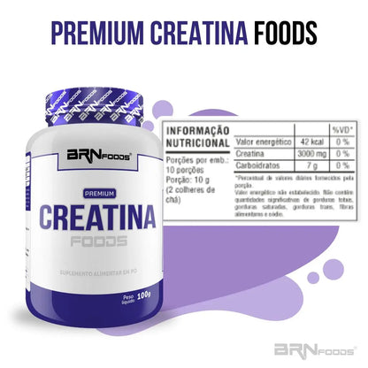 Whey Protein Foods 500g + BCAA Fit 100g Tang + Premium Creatine 100G + Cocktail Shakers-BRN Foods