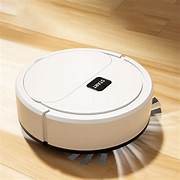 Robô 3 em 1 Lazybones Intelligent: aspirador, esfregador e mini limpador automático para uso doméstico.